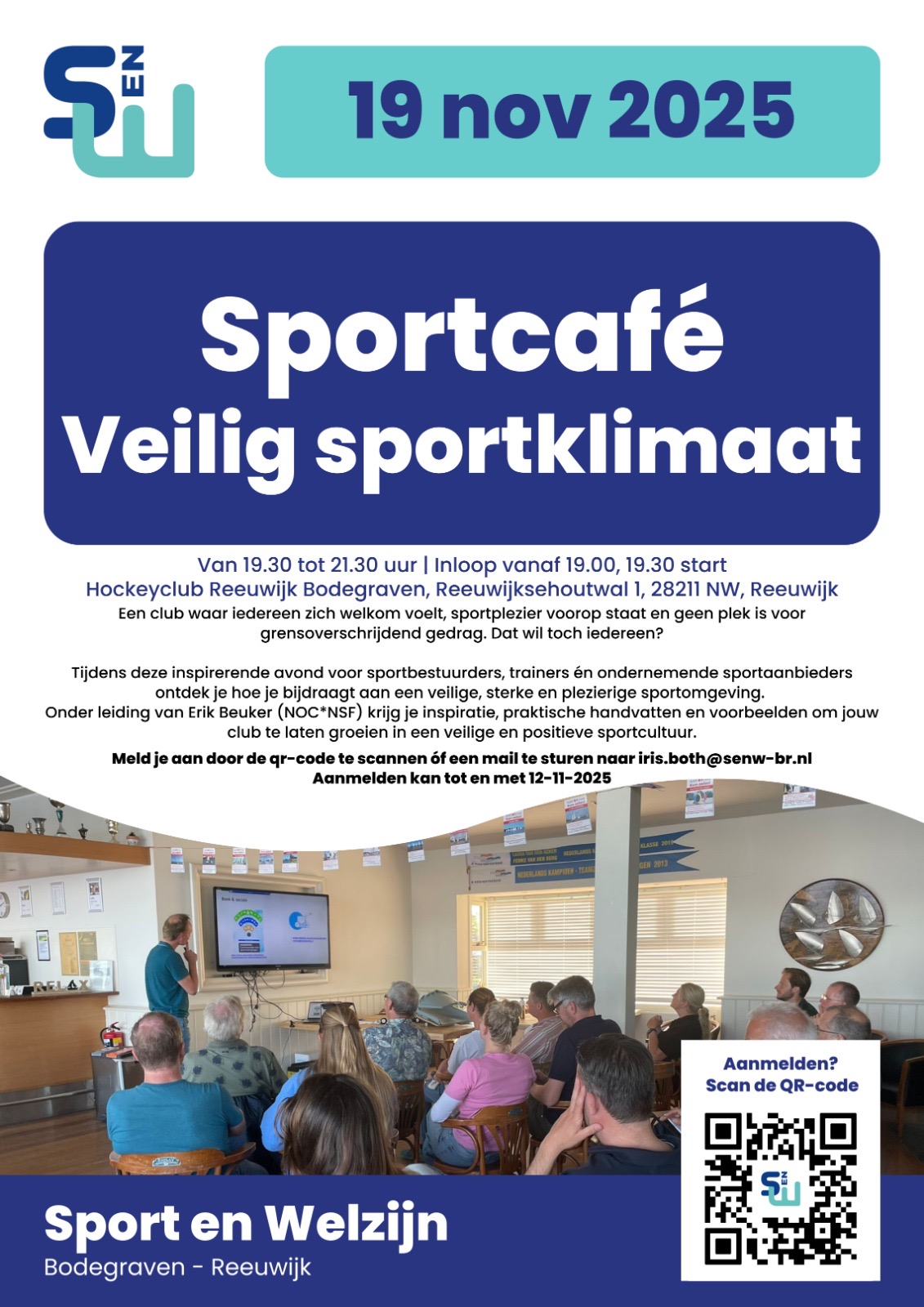 Sportcafé Sport en Welzijn 19 november