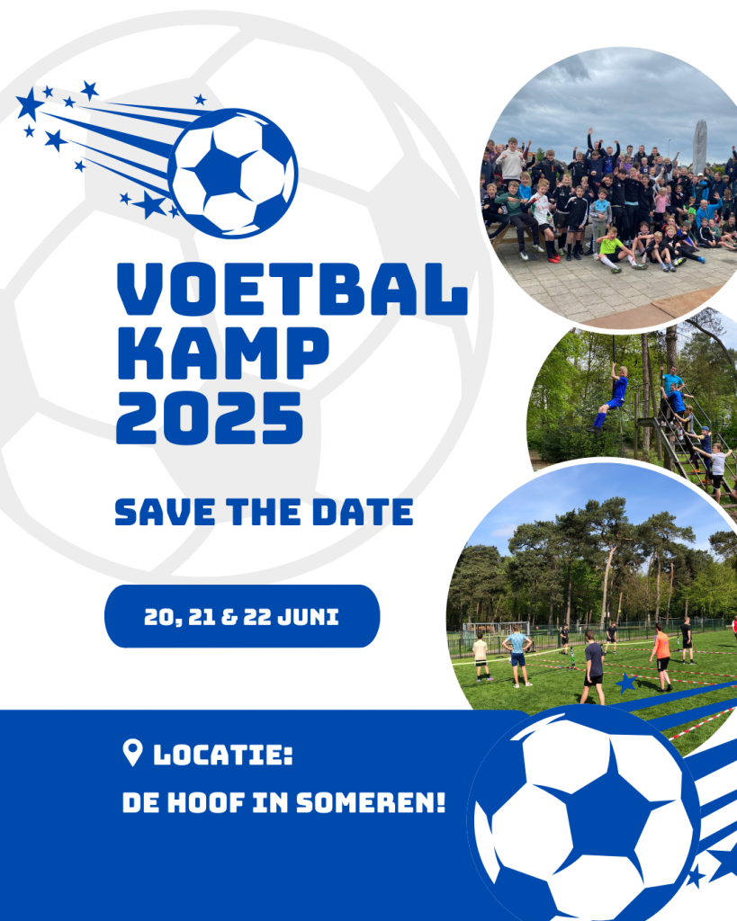 Save the date Voetbalkamp 2025