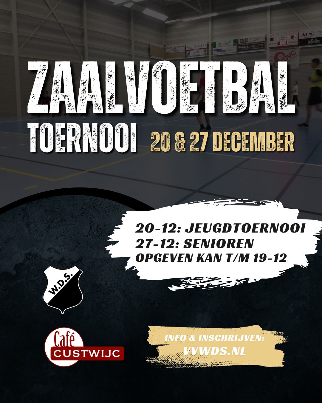 Zaalvoetbal 2025 - Teams en wedstrijdindeling